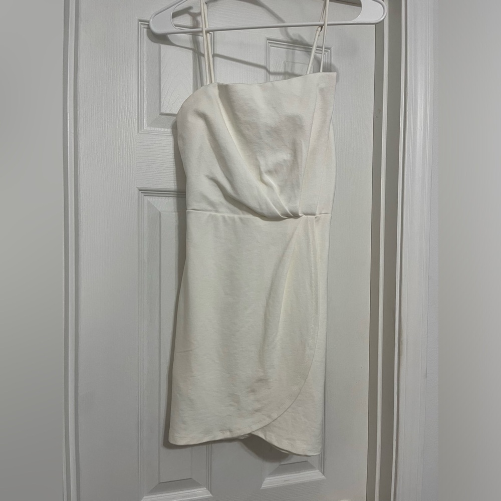 Lulus - Drinks on Me Bodycon Dress - White - Picture 2 of 3